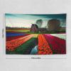 Tapestry Home Decor Tulip Flower Garden in Holland Tapestry Living Room Bedroom Decoration Wall Hanging Tapestry Curtain, 40"x60" view 2