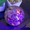 AtkitS Natural Flame Stone Ball Crystal Energy Reiki Healing Ornament (Size : 200-250g) view 4