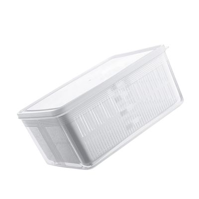 OKUMEYR 1pc Double Layer Drainer Storage Basket Kitchen Washing Basket for Efficient Food Storage and Draining for Fruits and Vegetables