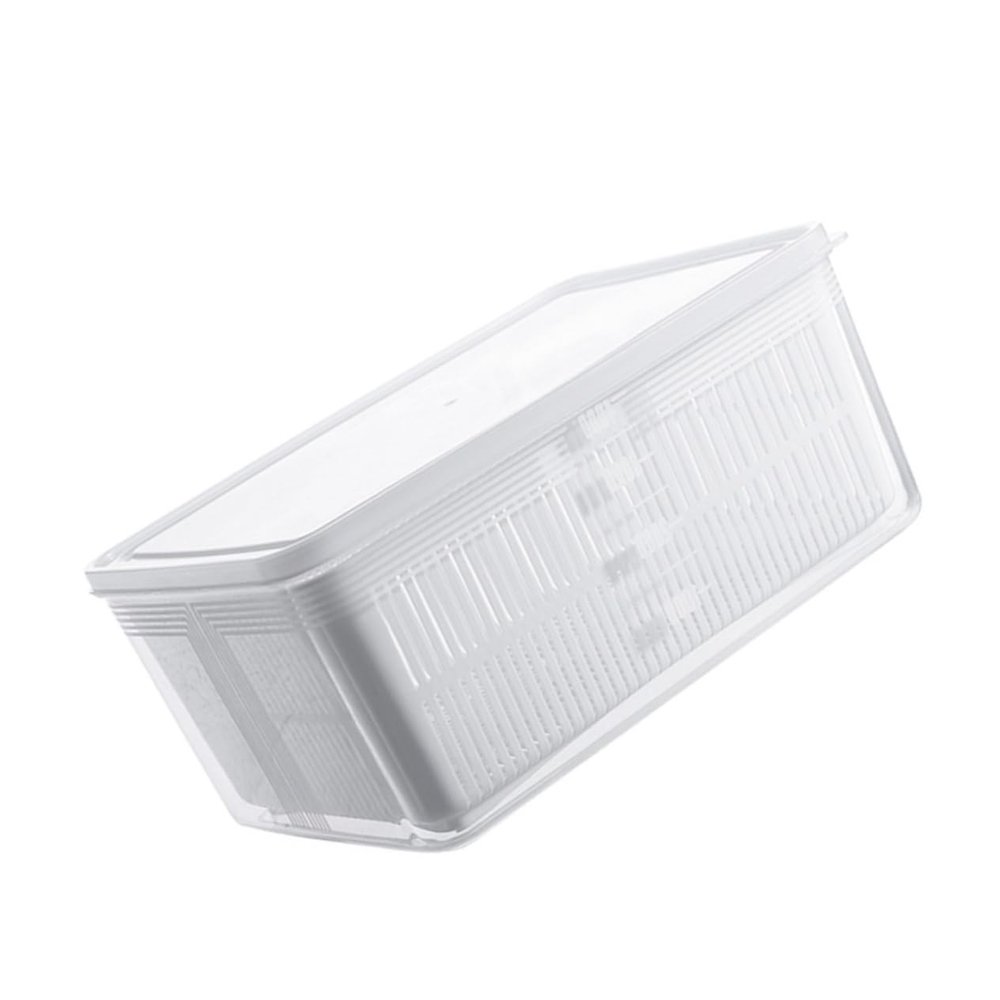 OKUMEYR 1pc Double Layer Drainer Storage Basket Kitchen Washing Basket for Efficient Food Storage and Draining for Fruits and Vegetables