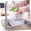 OKUMEYR 1pc Double Layer Drainer Storage Basket Kitchen Washing Basket for Efficient Food Storage and Draining for Fruits and Vegetables view 3