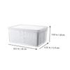 OKUMEYR 1pc Double Layer Drainer Storage Basket Kitchen Washing Basket for Efficient Food Storage and Draining for Fruits and Vegetables view 4