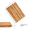 VONHOLZ Butcher Block Table Top, End Grain Wood Cutting Board, Butchers Block, Hardwood Cutting Board, Butcher Block Countertops, Teak Wood (19 x 12 x 1.2) view 2