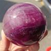 AtkitS Natural Purple Fluorite Ball Quartz Crystal Ball Spirit Mineral Home Decor Energy Gemstone Gifts (Size : 50-60mm) view 2
