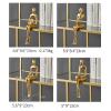 AOPPLSOT Golden Deco Sculpture, Abstract Art Gold Deco Figurines Statue, Living Room, Bookcase, Window Sill, Bedroom, Office Statues and Sculptures, Resin,Gold g view 4