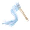 JOINPAYA 10pcs Lace Ribbons Wedding Streamers with Bells Fairy Wands for Parties Celebrations and Themed Events for Send Offs Birthdays and Year Festivities view 1