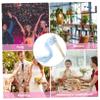 JOINPAYA 10pcs Lace Ribbons Wedding Streamers with Bells Fairy Wands for Parties Celebrations and Themed Events for Send Offs Birthdays and Year Festivities view 2