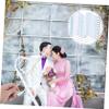 JOINPAYA 10pcs Lace Ribbons Wedding Streamers with Bells Fairy Wands for Parties Celebrations and Themed Events for Send Offs Birthdays and Year Festivities view 4