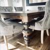 CAROLINA LEG CO. Massive Modern Chunky Pine Dining Table Legs - Handmade in USA - Set of 4 Wooden Legs with Large Center Ball (6.75 Diameter) - Ideal for Custom Furniture Projects view 4