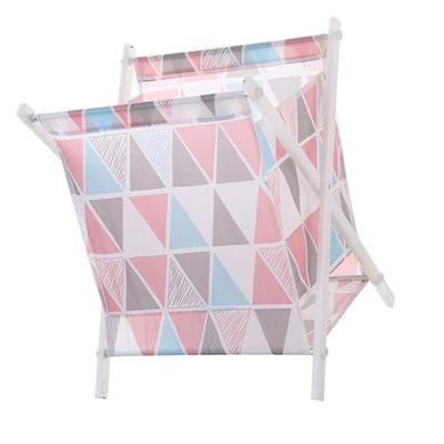 1pc folding laundry basket laundry basket stand laundry sorter dirty cotton laundry Basket folding clothes basket Laundry Bucket baby fabric storage basket clothing