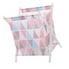 1pc folding laundry basket laundry basket stand laundry sorter dirty cotton laundry Basket folding clothes basket Laundry Bucket baby fabric storage basket clothing view 1