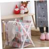 1pc folding laundry basket laundry basket stand laundry sorter dirty cotton laundry Basket folding clothes basket Laundry Bucket baby fabric storage basket clothing view 3
