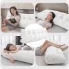 ZOEMO Large Bolster Triangular Headboard Wedge Backrest Positioning Support Bed Rest Reading Pillows Headboard Wedge Pillows for Day Bed with Removable Cover view 4