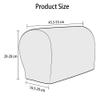 Chaexii Premium Polyester Sofa Arm Cover, Scratch Resistant Protector Covers, Washable, Elastic Armrest Covers for Square/Curved/Sloping Couch Armrests, 2Pcs (White) view 4