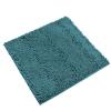 Non-Slip Bath Rug,Extra Soft Microfiber Bedroom Shag Carpet with Anti-Slip Backing,Water/Dust Absorbent Fast Dry Shower Mat,Sound Insulated Stairs Pad,Machine Washable (Turquoise,12 x 12 Inches) view 1