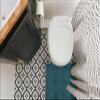 Non-Slip Bath Rug,Extra Soft Microfiber Bedroom Shag Carpet with Anti-Slip Backing,Water/Dust Absorbent Fast Dry Shower Mat,Sound Insulated Stairs Pad,Machine Washable (Turquoise,12 x 12 Inches) view 2