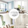 Curtain Rings, Curtain Heading Tape 10m 60 Holes 42mm Round Curtain Header Tape Anti-UV Folding Polypropylene Cloth Drapery Grommet Tape for Home Office view 4