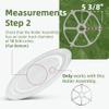 16" Microwave Glass Plate for GE Built-In Combination Microwave WB49X10166, Compatible With WB27X43590 Convection Wall Oven 16 inch Replacement Microwave Glass Plate - Dishwasher Safe view 3