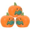 POPETPOP 3pcs Miniature Resin Pumpkin Halloween Decoration for Aquariums Creative Landscape Decor Unique Fish Tank Ornaments Lovely Miniature Figurines Fine Details view 1