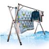 ATYUJKB Clothes Drying Racks for Laundry Outdoor, Laundry Stand Organizer with Wheels, Stainless Steel Clothes Drying Rack, Laundry Room Collapsible Clothes Drying Rack (200cm/79 in) view 1