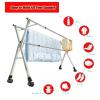 ATYUJKB Clothes Drying Racks for Laundry Outdoor, Laundry Stand Organizer with Wheels, Stainless Steel Clothes Drying Rack, Laundry Room Collapsible Clothes Drying Rack (200cm/79 in) view 4