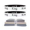 Yermivie 2-Piece Bed Sheet Organizer Bands - Sheet Keepers Linen Labels for Bedding, Closet Storage (King) view 1