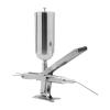 Commercial Manual Churros Maker, 5L Stainless Steel Manual Spanish Donut Churrera Churro Maker Machine for Home Restaurants Bakeries Cafeterias (5L without Nozzles) view 2
