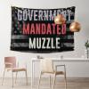 SwpWab Government Mandated Muzzle Home Decoration Tapestries Placed In The Living Room Bedroom Keep Full Load view 2
