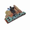 3D Bologna Italy Fridge Magnet Travel Souvenir Refrigerator Decoration Magnetic Sticker Hand Painted Craft view 2