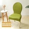 GSGC Chair Covers Dining Chair Slipcovers Chair Protector Cover Modern Round Back Chair Cover Restaurant Thickened Elastic Kitchen Protective Chair Covers Stretch Hotel Banquet Stool Decor Cover view 3