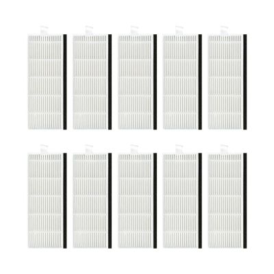 EtliN ILife A40 A4S Polaris PVCR 0826 0726W Amibot Spirit ICE H2O Smart Robot Gutrend Style 220 Main Side Brush Hepa Filter Mops Parts (Color : 10 pcs HEPA)