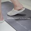 Rubber Kitchen Mats for Floor Waterproof, Kitchen Rugs Washable Non Slip, Suede Carpet Floor Comfort Mats, Long Kitchen Padded Floor Mats for Standing, Anti-Fatigue Mats for Kitchen, Entryway, Home ( view 2