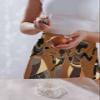 African Black Women Waitress Waiter Server Apron with Pockets,Waist Half Waterproof Cooking Kitchen BBQ Grill Chef Apron for Women,Men,Dad,Mom,Grandma,Boys,Girls Retro Bohemian Native American Tribal view 2
