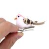 Artificial Simulation Foam Birds, 12Pcs Fake Birds Artificial Feather Birds with Claw Foam Feather Bird Mini Sparrow Clip on Ornaments Tree Simulation Bird Decorations for Garden Wedding Party view 4