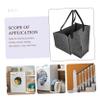 Zerodeko Ergonomic L-shaped Laundry Hamper Compact Staircase Basket Storage Bin for Home view 4