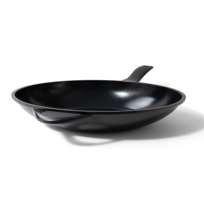 Alva 12 Nonstick Wok Pan  Induction Compatible, PTFE, PFOA, PFOA, Flat Bottom Stir Fry Wok, Dishwasher Safe Cookware for Healthy Asian-Inspired Cooking