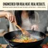 Alva 12 Nonstick Wok Pan  Induction Compatible, PTFE, PFOA, PFOA, Flat Bottom Stir Fry Wok, Dishwasher Safe Cookware for Healthy Asian-Inspired Cooking view 2