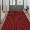 Morefany Outdoor/Indoor 4ft x 8ft Runner Rug, Hallway Custom Sizes Non-Slip Rubber Backing Area Runner Rugs Waterproof Carpet Rugs for Kitchen Entryway Balcony Garage Stair Laundry view 2