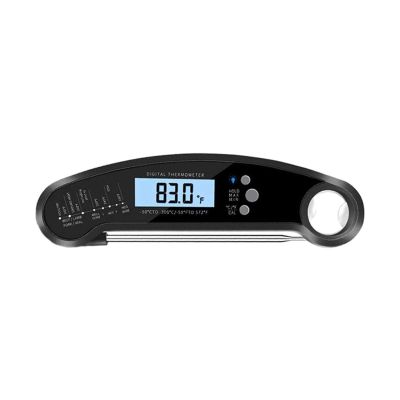 CAFFIA Instant Read Meat Thermometer for Cooking, Fast & Precise Digital Food Thermometer with Backlight, Calibration, and Foldable Probe for Deep Fry, BBQ, Grill, and Roast Turkey