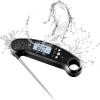 CAFFIA Instant Read Meat Thermometer for Cooking, Fast & Precise Digital Food Thermometer with Backlight, Calibration, and Foldable Probe for Deep Fry, BBQ, Grill, and Roast Turkey view 2