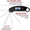 CAFFIA Instant Read Meat Thermometer for Cooking, Fast & Precise Digital Food Thermometer with Backlight, Calibration, and Foldable Probe for Deep Fry, BBQ, Grill, and Roast Turkey view 3