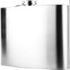 CAFFIA 304 Stainless Steel 2.5 Kg Food Grade Thickened Portable Flat Water Bottle Hip Flask 48 Oz view 2