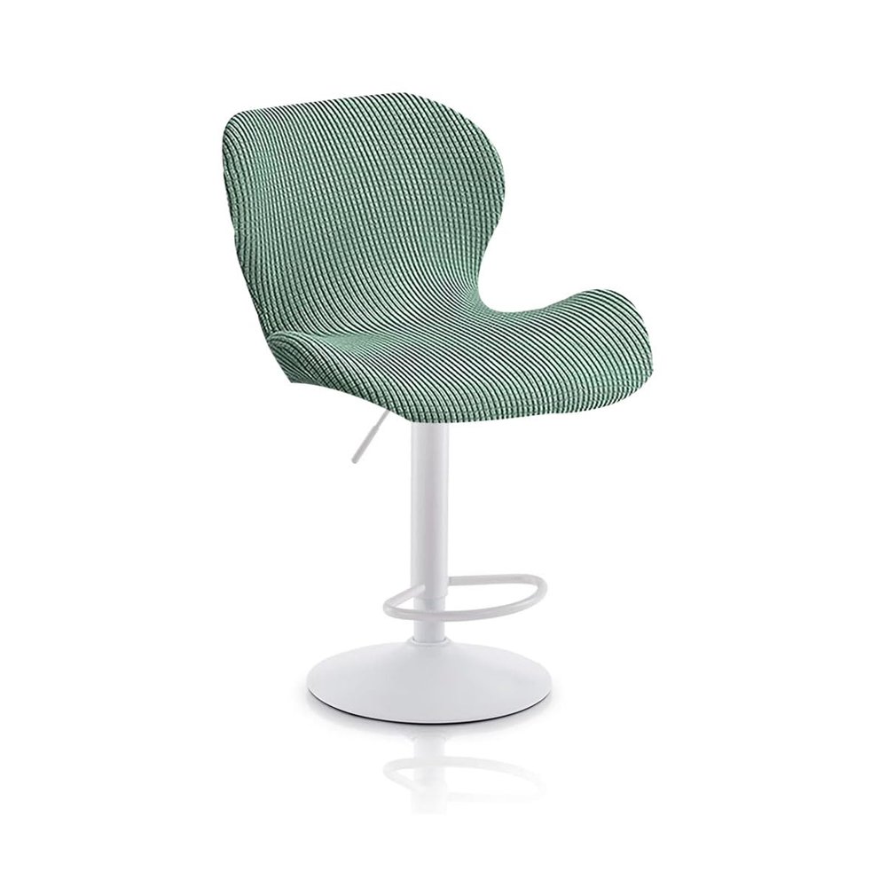 UEMIS Stretch Bar Stools Covers Pub Chair Dining Room Slipcover Seat for Stools Outdoor High Back Swivel Bar Stool Chair Slip Covers Removable Slipcover for Counter Chair Protector 2PCS C