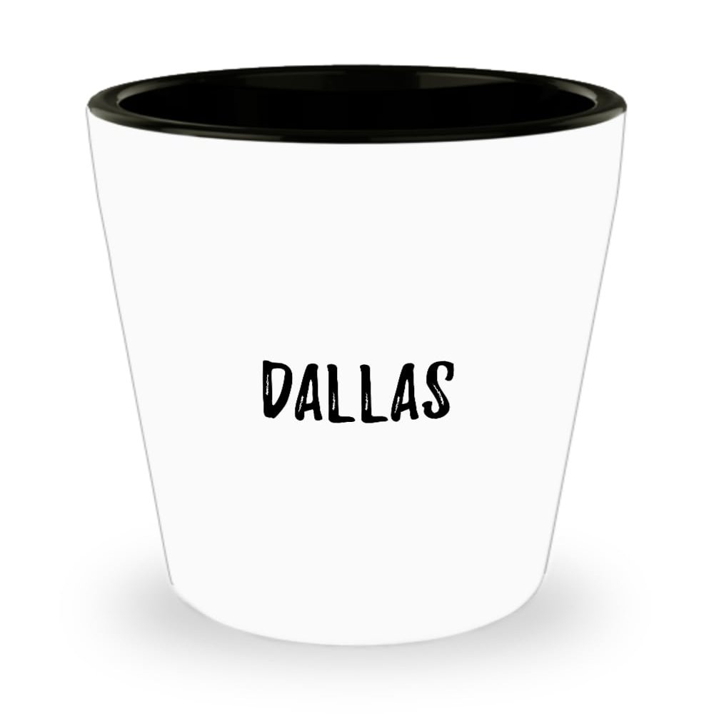 Dallas Shot Glass Custom Name Personalized Gift Idea 1.5 Oz Shotglass