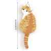 for Creative Wall Clock Naughty for Cat Wag Tail Clocks Quiet Swinging Clock for Home Bedroom Living Room Decoration Clo Swinging Tail Cat Clock view 2