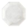 47th & Main Marble Vanity Tray Hexagon Shaped Decorative Tray for Home Dcor, Small, White view 1