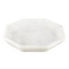 47th & Main Marble Vanity Tray Hexagon Shaped Decorative Tray for Home Dcor, Small, White view 2