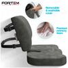 FORTEM Seat Cushion & Lumbar Support for Office Chair, Wheelchair, Car view 3