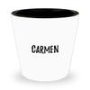 Carmen Shot Glass Custom Name Personalized Gift Idea 1.5 Oz Shotglass view 1