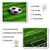Kids Rug Soccer Field Rug Football Carpet Playmat Fun Sports Area Rugs with Anti Skid Rubber Backing for Boys Children's Bedroom Playroom Living Room Nursery Green 3X5ft/90X150CM view 3